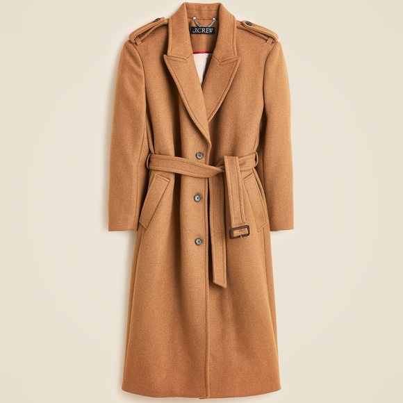 J. Crew Jackets & Blazers - J. Crew Wrap trench coat in Italian double-faced wool blend